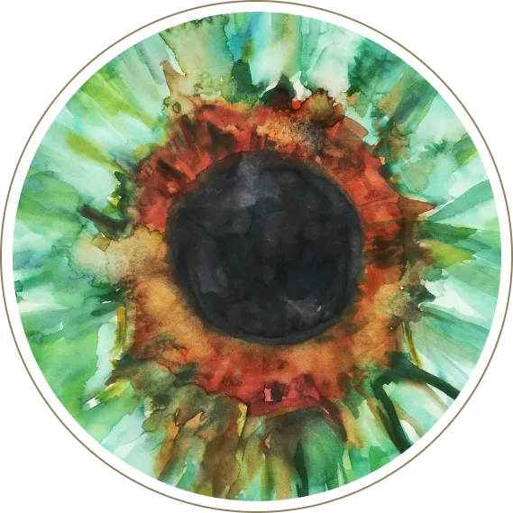 Abstract representation of eye health and vision care